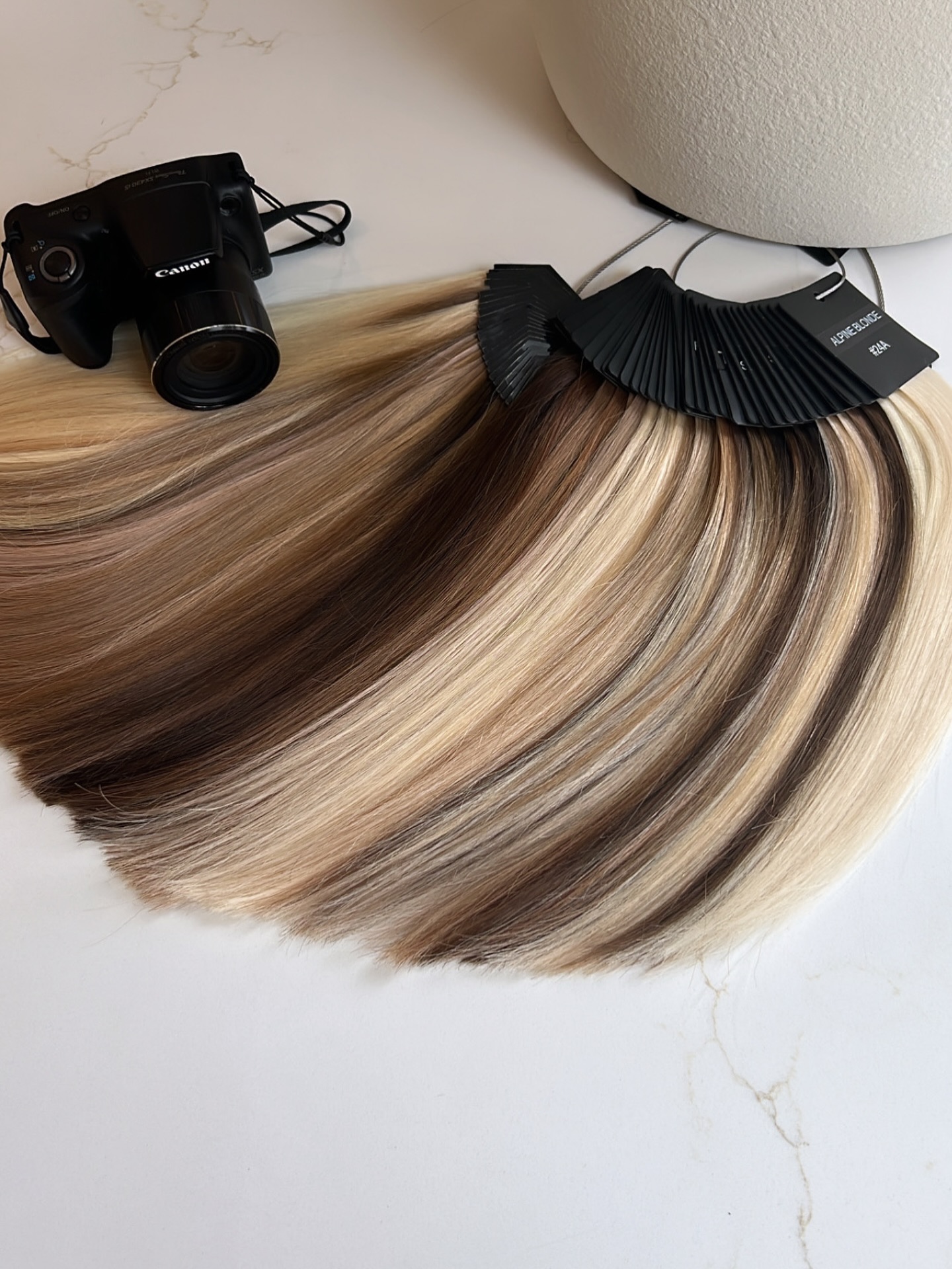Amoura Hair finished colour result