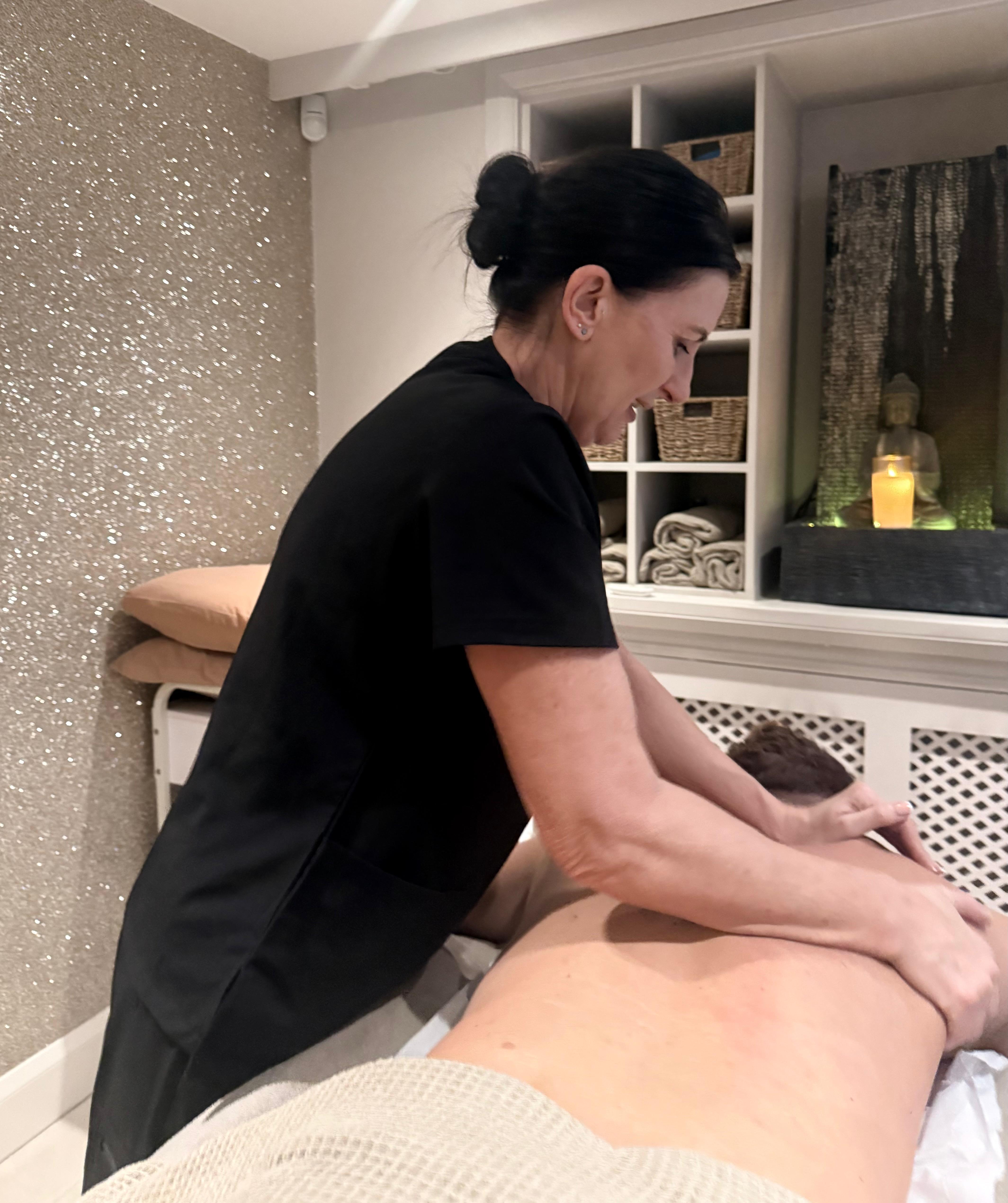 Sports therapy session by Jacqueline Baugh Sports Therapy